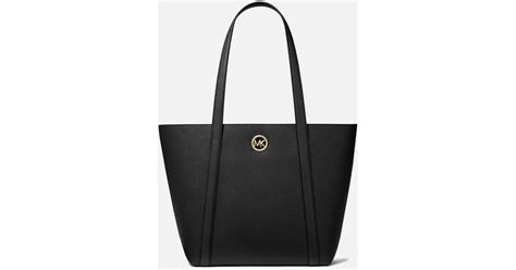 michael michael kors hadleigh large pebbled leather tote bag|michael kors pebble leather handbags.